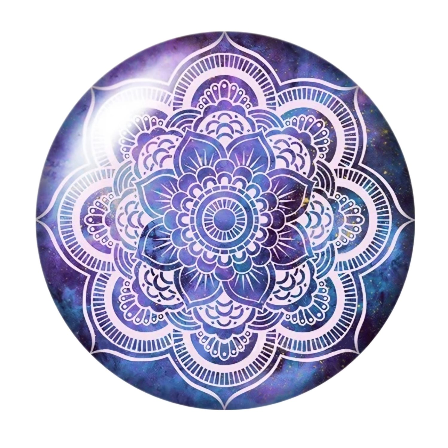 SNAP MANDALA GRANATOWO-FIOLETOWA SMD018