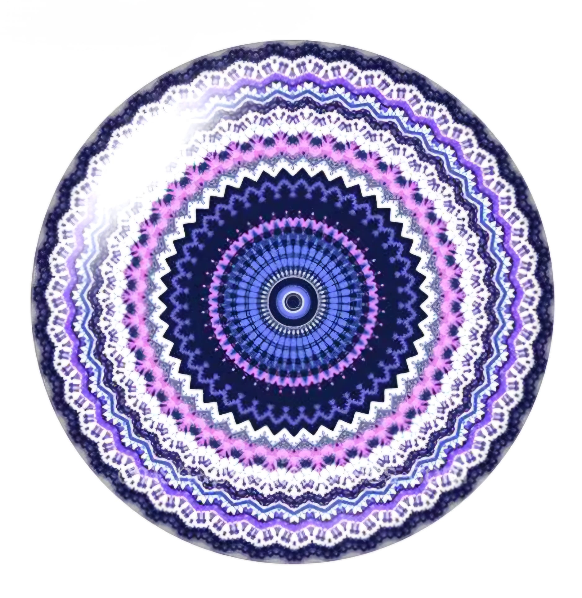 SNAP MANDALA ODCIENIE FIOLETU SMD019